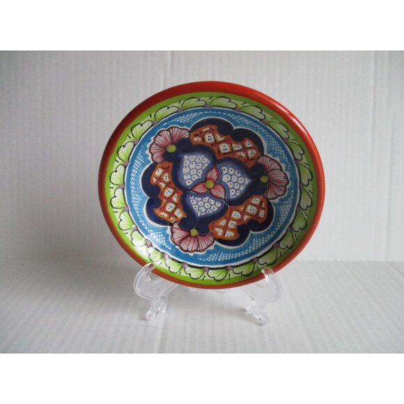 *Talavera Mexican Pottery Small Bowl Dish Hand Crafted Painted Lead Free - 5.5” - Picture 2 of 6